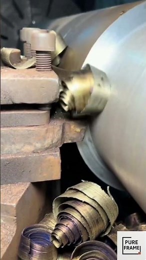Perfect Brass Turning on Lathe | Smooth Cutting and Golden Chips"