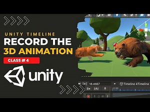 How to Record the 3D Cartoon Animation in Unity Timeline : Beginner Series : Class # 1