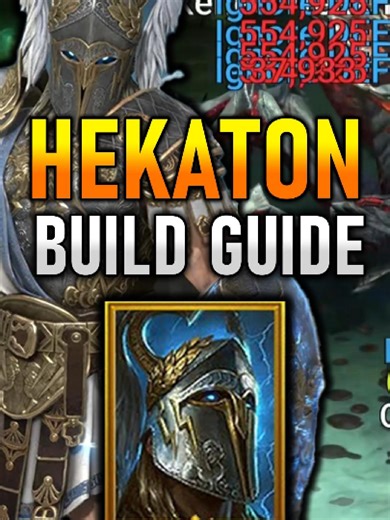 Storm Herald Hekaton is Insane. Hekaton PvE Build Guide and Damage Showcase #raidninja #raidshadowlegends #build #guide #rpg