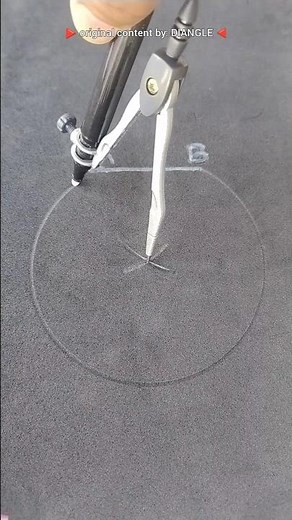 A simple trick to build a perfect hexagon! #idea #geometry #drawing #art