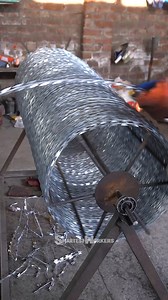 2.1M views · 10K reactions | Behind the Scenes of Razor Wire Fence Manufacturing | Smartest Workers | Facebook