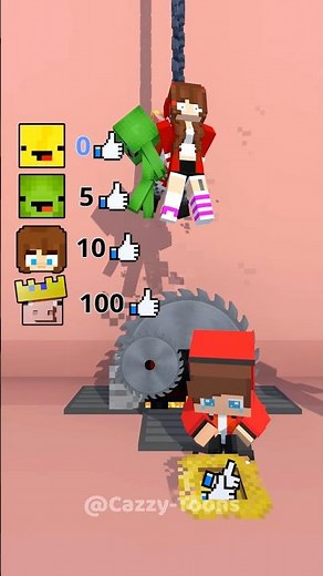 Help Everyone Escape The Saw 😩😭 - MAIZEN Minecraft Animation