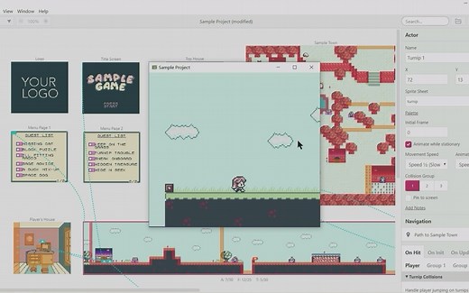 没有编程基础也能快速上手的GB游戏制作工具 | GB Studio 使用方法06