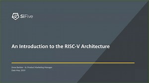 【双语字幕】RISC-V 架构介绍 An Introduction to the RISC-V Architecture
