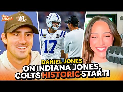 Daniel Jones on Being Indiana Jones, Colts HISTORIC Start, & CONFIDENCE with Steichen & OLine!