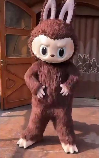 Labubu Dancing in the Sun – Cute Free Wallpapers!