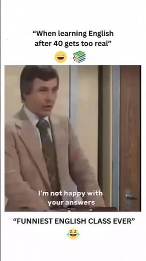Funniest English Class Ever 😂 Learning English After 40 Be Like… 😅 @english-wise3673 #shorts