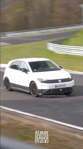 2027 Volkswagen ID. Polo GTI testing to the Nurburgring