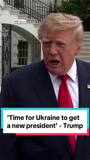 US President Donald Trump has said it is “time for Ukraine to get a new president,” one day after announcing a deal to buy more than one million tonnes of diesel from Russia. Mr Trump announced the deal yesterday, as rising fuel prices heaped political pressure on him ahead of next month’s mid-term elections in the US. Britain and Germany have pledged to continue maintaining pressure on Russia through imposing sanctions. Link in bio to read more 📲 #russia #ukraine #donaldtrump