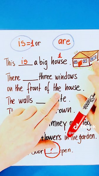 IS or ARE? Choose the correct form of the Verb to BE in the Present. Understand #Singular and #Plural #viralvideo #learnontiktok #grammar #teach #easyenglish #learn #education #learnEnglish #englishrapido #englishwithalina #funenglish