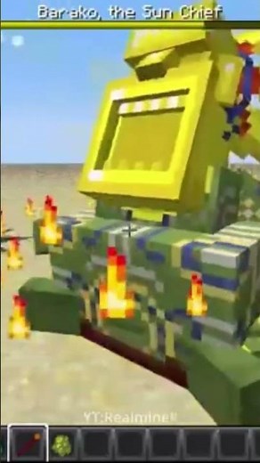 Warden VS BARAKO Sun Chief Minecraft