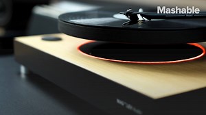 230K views · 915 reactions | This gravity-defying turntable just took vinyl to a whole new level. | Mashable | Facebook