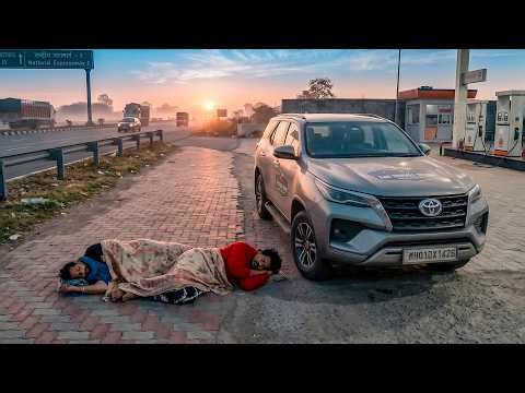 We Slept on the Highway for 4 Hours 😱 Chandigarh se Mumbai DAY 10