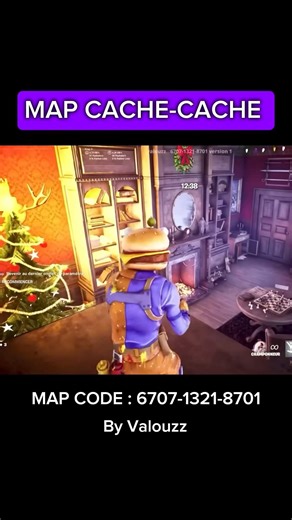 MAP CACHE-CACHE 🫣 By Valouzz 🍔 MAP CODE : 6707 - 1321 - 8701 🔥 #fortnite #map #fortniteshorts
