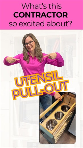 UTENSIL PULL-OUT: MUST HAVE Kitchen Feature