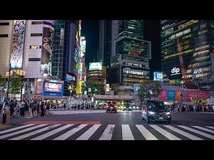 Tokyo Night Drive 4K | Shibuya to Shinonome