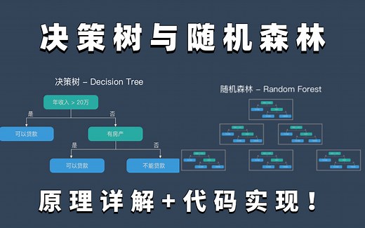 机器学习最重要的算法—树模型！【决策树与随机森林】全网最细详解！原理解读+代码复现 绝对通俗易懂！（人工智能/机器学习/深度学习）