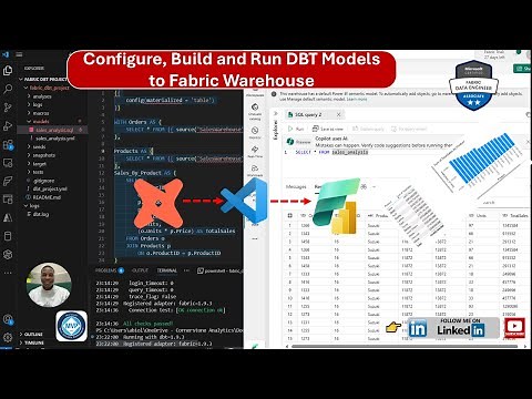 Configure, Build and Run DBT Models on Fabric Warehouse