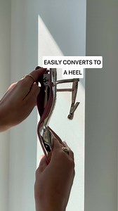 3.4K reactions · 396 shares | Finally ... a heel that folds to flat (and looks cute!)  Heel securely locks in place  Entire shoe collapses to flat - like magic ☁️ Cushions inside for comfort "VICE VERSA heels were so simple to convert and are easily wearable as flats straight out of the box" - Cosmopolitan | Viceversa | Facebook