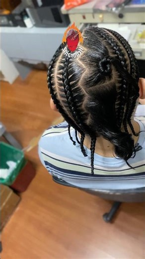 Cornrows zigzag parting tutorial 🔥💯 #braidsphilippines #braidstutorial #braidsformen