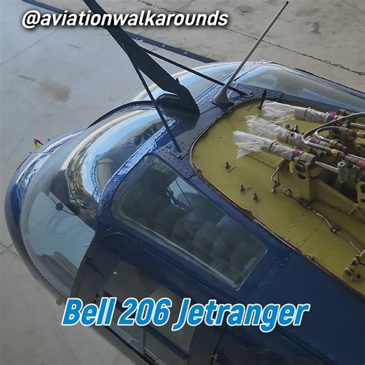 Take a Rare Look at the Engine of the Bell 206 Jetranger Helicopter #aviation #pilotlife
