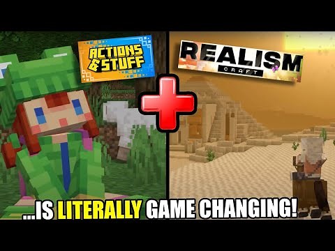 Minecraft Actions & Stuff + Realism Craft is Game Changing!