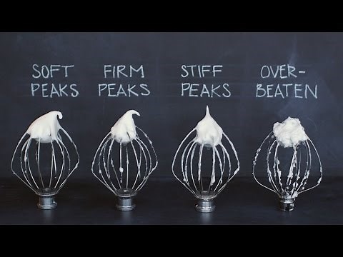 Whipping Egg Whites To Perfect Peaks