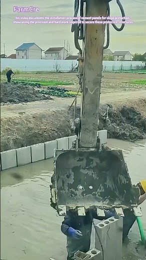 Concrete Slope Protection: Cement Panel Installation Documentation