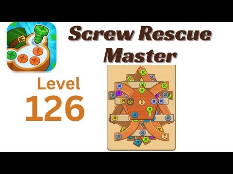Screw Rescue Master Level 126 Walkthrough 🔩🧩 | Go Answer