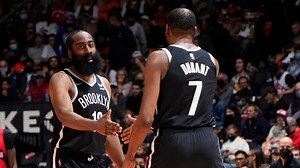 Durant, Harden combine for 59 points in Durant's return to Toronto