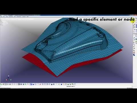 LS-PrePost eZSetup of Sheet Metal Forming -- WorkShop01