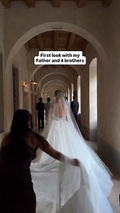 First look! This is absolutely beautiful 😍 Bride @millane Content creator @adore.weddingcontent Photographer @danielgraf__ Videographer @wildfirehearts.films Makeup @shari.mua Hair @florian_fuell | The Wedding Bliss