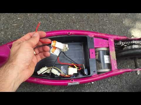 How To Change Razor e100 Scooter Batteries
