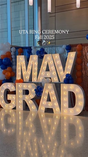 UTA Student Affairs on Instagram: "Mavericks got their UTA rings tonight! 💍 Next up: commencement tomorrow 🎓🤩 #forevermaverick"
