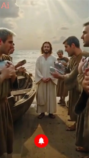 যীশু সবাইকে রক্ষা করলো এবং মাছ দিলো যীশু।