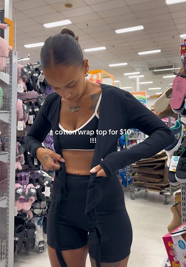 Kmart Cute Cotton Wrap Top for $10: Kmart Finds