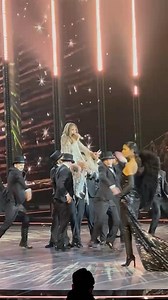 @jlo performs a set of her biggest hits while models parade down the runway at the @eliesaabworld showcase in Riyadh, Saudi Arabia. 📹: @rituupadhyay | WWD