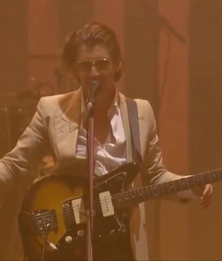 Funny Arctic Monkeys Concert Meme with Alex Turner