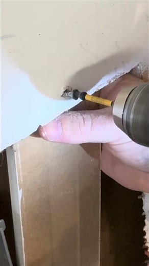 Installing backing for drywall patch