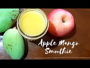The Secret to Delicious and Simple Apple Mango Smoothie Recipe! 🍎🥭🍹