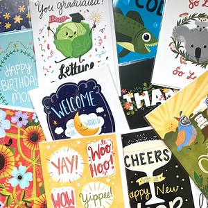 Greeting Card Variety Pack: Pick Any 10 Illustrated Cards - Etsy