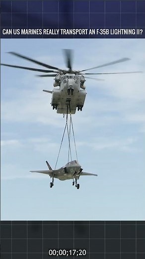 How Did Marines Airlift an Entire F-35B Fighter Jet?