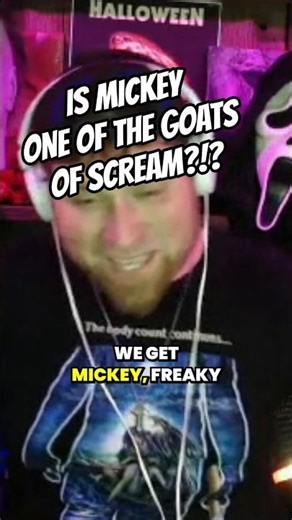Is Mickey A GOAT Ghostface? #ghostface #scream #scream2 #mickey #horror #thebest