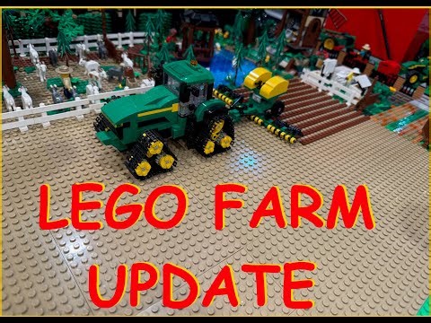 LEGO Farm Update: plowing and planting on the farm.
