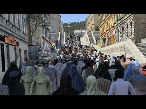 Simulate massive crowds in VBS with uCrowds