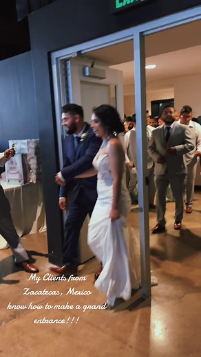 Grand Mexican Style Bride and Groom Wedding Entrance with Banda Music