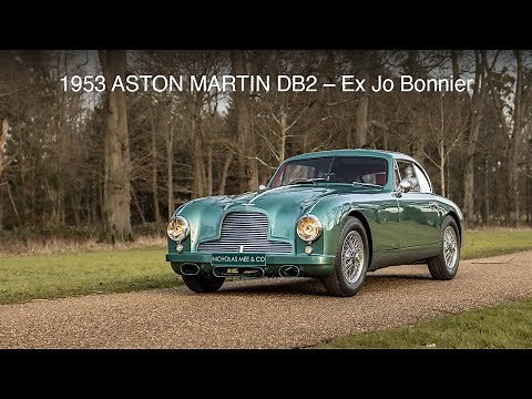 1953 ASTON MARTIN DB2 (Ex Jo Bonnier) - Nicholas Mee & Company, Aston Martin Specialists