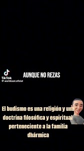 El budismo es una religión y una doctrina filosófica y espiritual ​ perteneciente a la familia dhármica. #xxisiglospasaron #sígueme Es considerada como una religión «transteísta», lo que significa que sus practicantes no tienen ni siguen a un dios todopoderoso. Todas las formas de budismo veneran y se refugian espiritualmente en las "tres joyas" (triratna): Buda, Dharma y Sangha. Se centra en buscar la paz, la armonía, la tranquilidad y el equilibrio. Comprende una variedad de tradiciones, creen