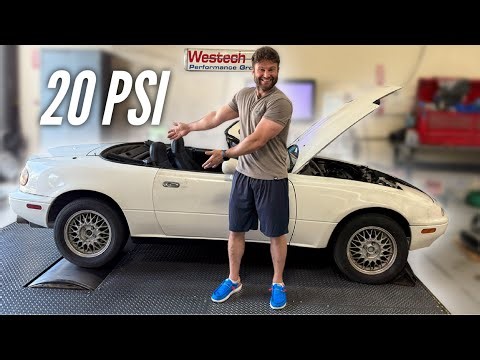 Turbo 1 Rotor Miata hits the Dyno!