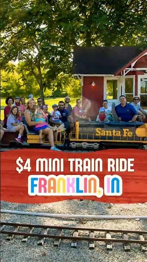 $4 Miniature Train Ride in the Woods